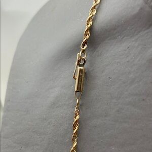 Source Unknown Gold Rope Chain Jewelry 7.22gm